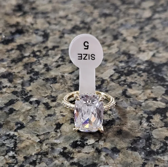 Bomb Party RG66974 "Joyful Embrace" Diamond Cubic Zirconia Sz 5 - Picture 2 of 5